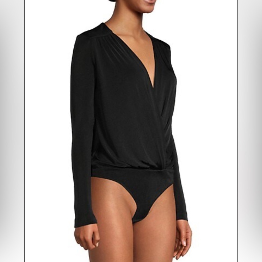 NWT Free People Turnt Surplice-Neck Bodysuit - Size Small. - Picture 4 of 9